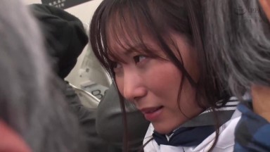 DRPT-070 [Forced Pickup] Haruka Mitsukawa, a busty beauty, is harassed on a crowded train, her nipples exposed under her sailor uniform.