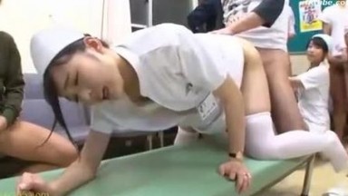 SDDE-404: Sex Drive Clinic Vol. 9 - Authentic Cumshot Edition: Up Close with a Married Nurse Servicing 50 Patients in a Single Day