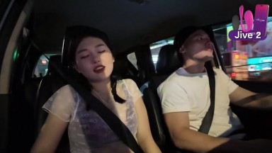 Qiao An, a Beautiful Taiwanese Woman with Large Breasts and a Curvaceous Figure, Having Outdoor Car Sex (Taiwanese Amateur Porn)