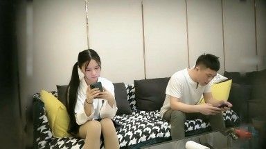 Seven-Day Escapade: Cute Post-2000s Girl's First Time - Sweet Moans, Slim Body, Kinky Sex on the Sofa, Non-Stop Orgasms - Escapade Selfie