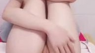 Highly Recommended! Pristine Shaved Pussy! Stunning Hottie with Fishnet Stockings, Vibrator Self-Pleasure, Friend Helping with Anal/Vaginal Penetration