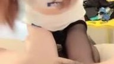 Supermodel with black stockings and long legs gives head to the male lead in his sleep. Despite initial resistance, she's fingered intensely, and then fucked from behind culminating in an inside orgasm.